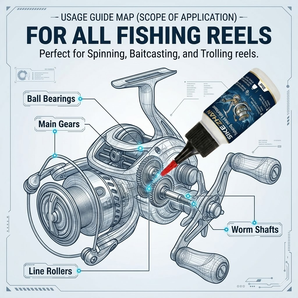 Fishing Reel Oil and Grease Lu - Reel Lubricant incelemesi ve fiyatı