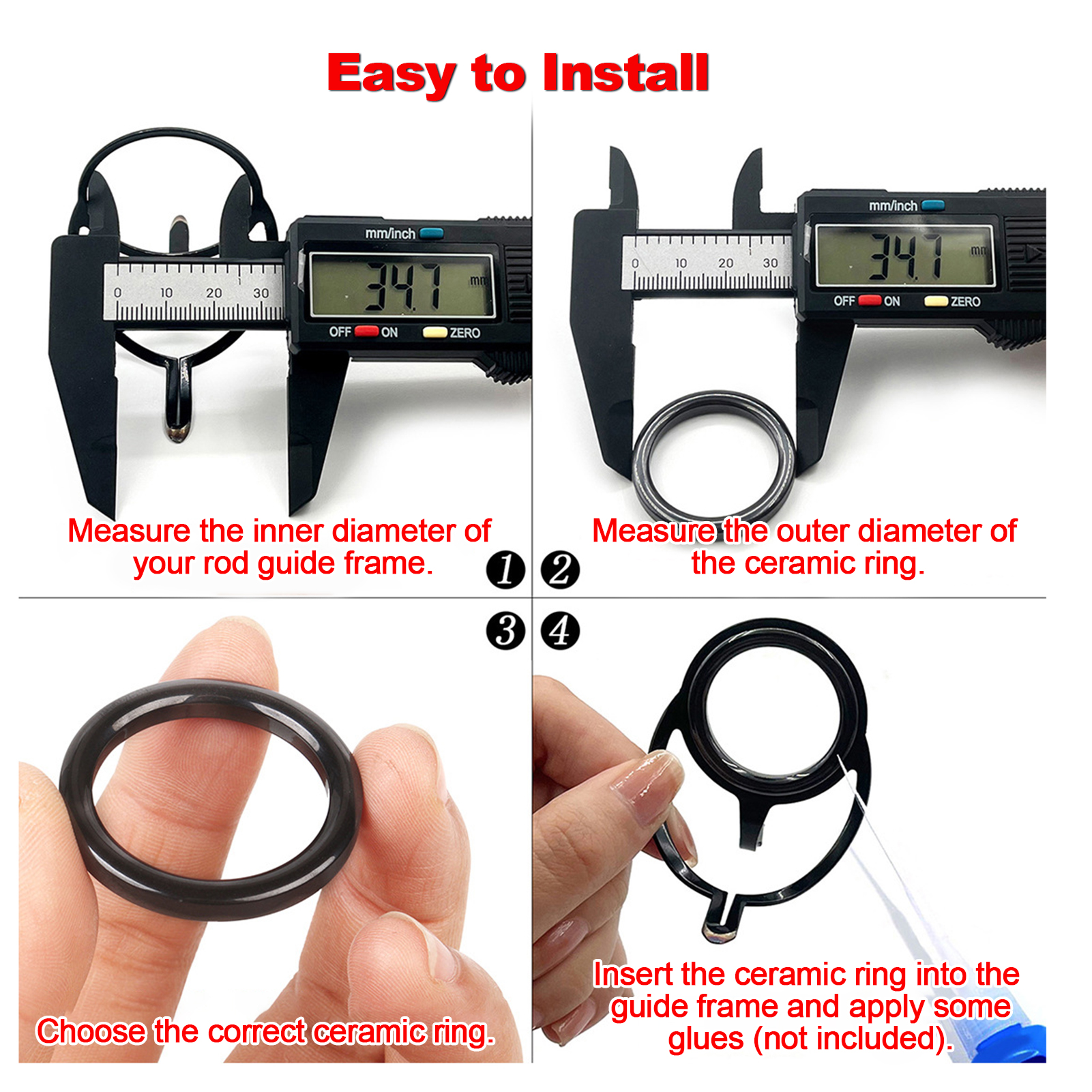 Fishing Rod Guide Repair Kit C - Reel Repair Kit incelemesi ve fiyatı
