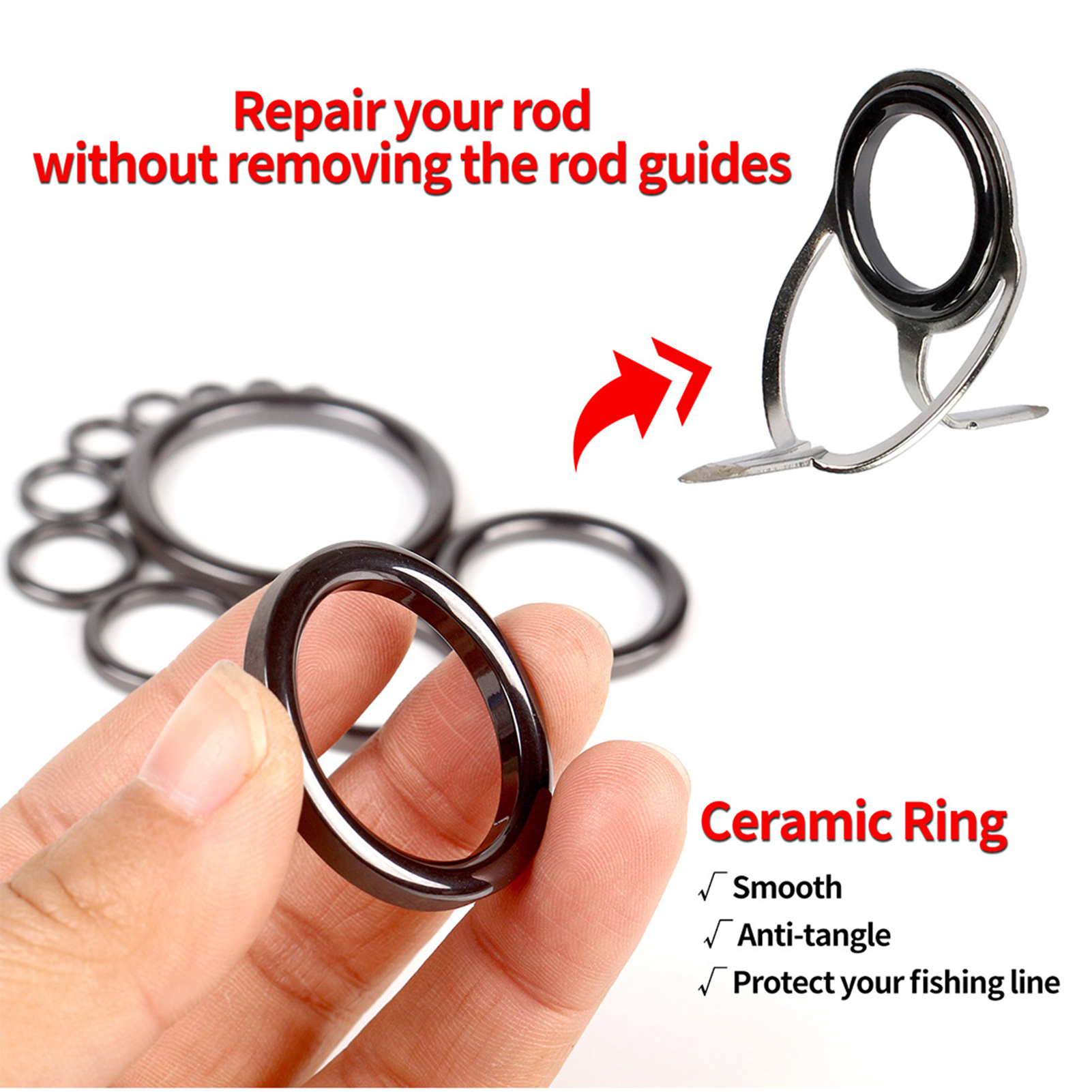 Fishing Rod Guide Repair Kit C - Reel Repair Kit incelemesi ve fiyatı