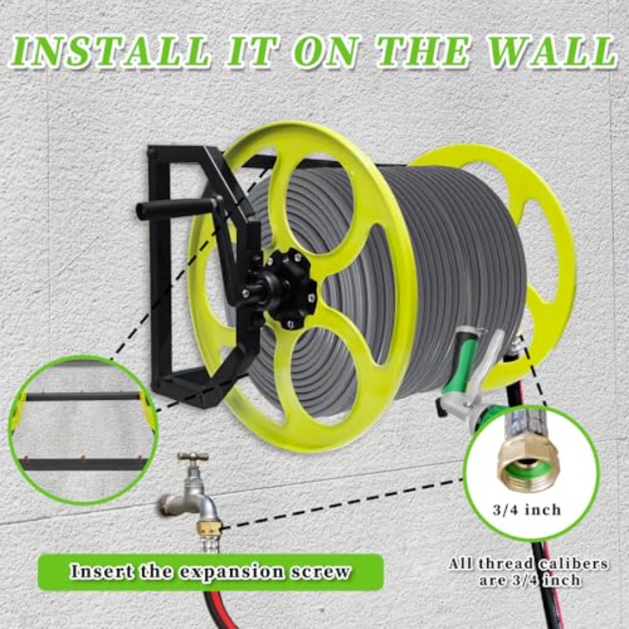 Heavy Duty Garden Hose Reel wi - Reel Handle incelemesi ve fiyatı