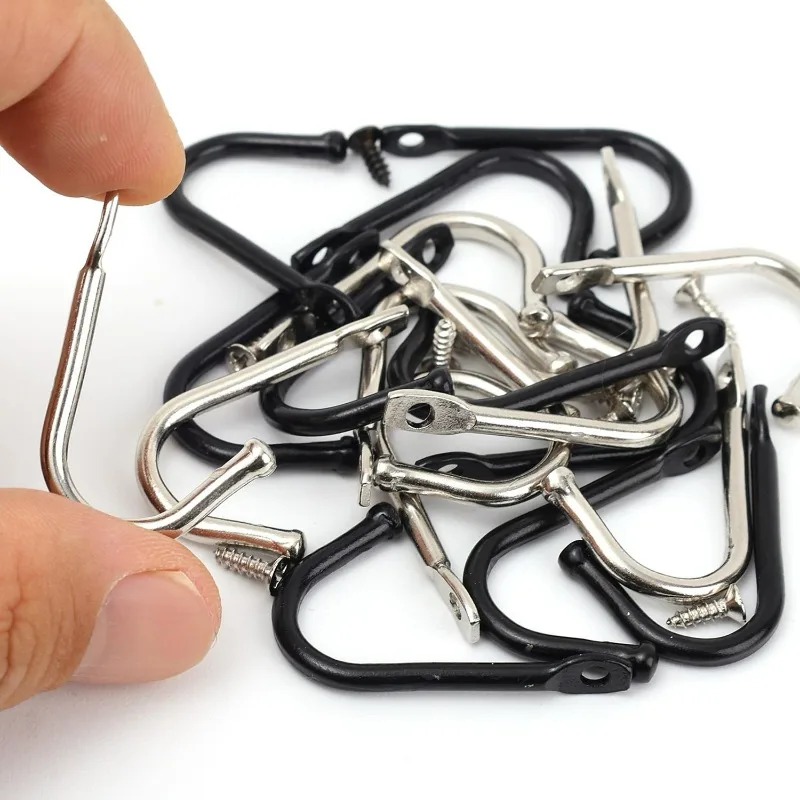 50/5Set J-shaped Metal Wall Ho - Reel Bag incelemesi ve fiyatı