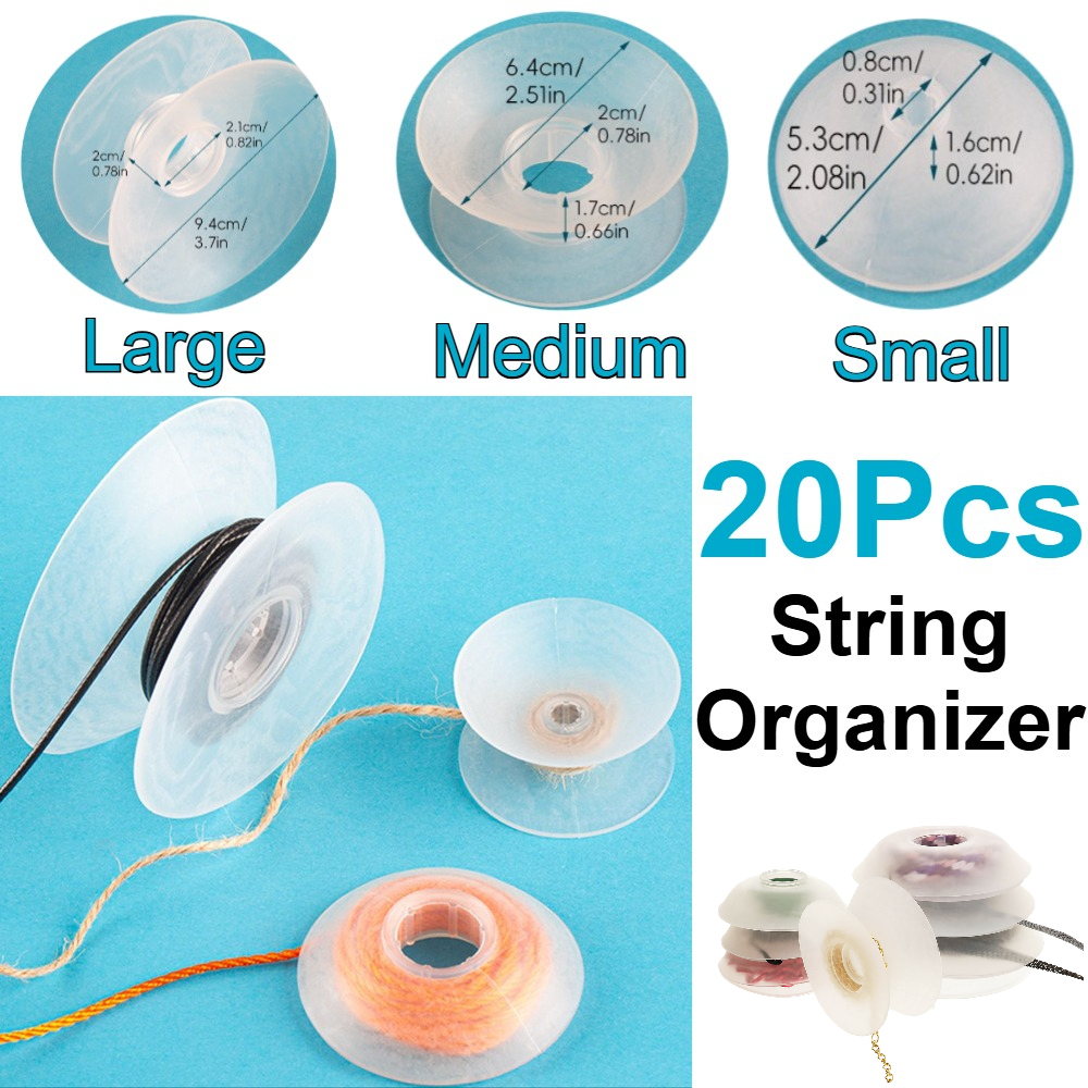 20Pcs Small/Medium/Large Threa - Reel Bag incelemesi ve fiyatı
