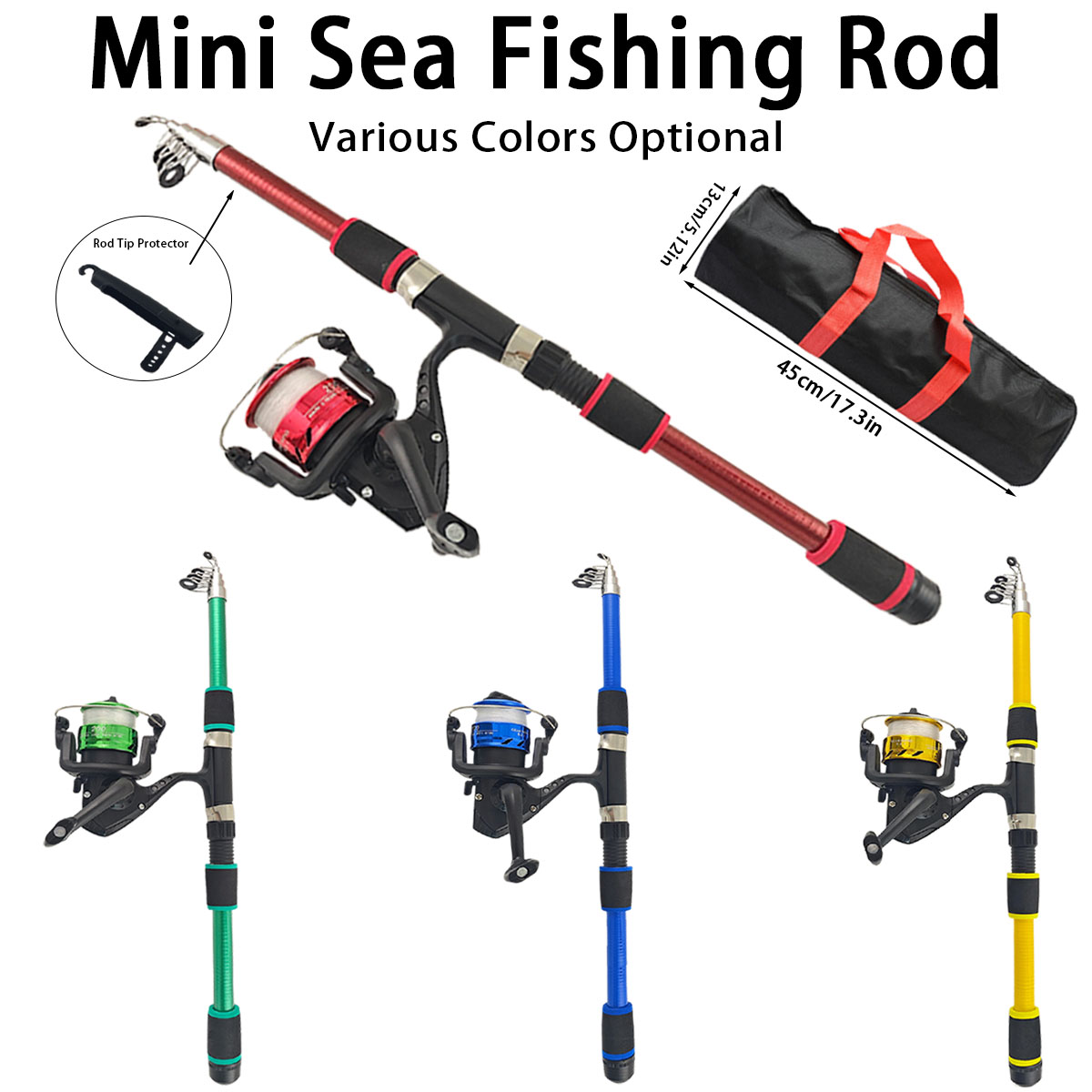 Mini Telescopic Sea Fishing Ro - Reel Bag incelemesi ve fiyatı