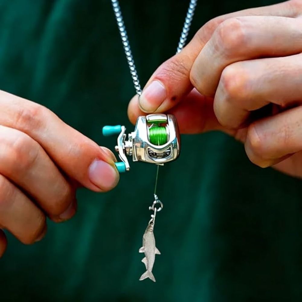Mini Fishing Reel Necklace Fis - Reel Bag incelemesi ve fiyatı