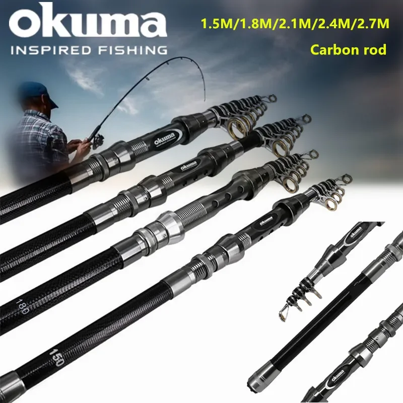 OKUMA New Carbon Rock Rod 1.5M - Surf Reel incelemesi ve fiyatı